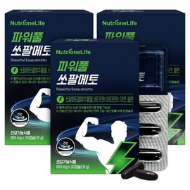 Nutrione Powerful Saw Palmetto, 30 tablets, 3 units / 뉴트리원 파워풀 쏘팔메토, 30정, 3개