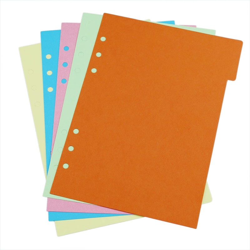 4 Sets A5 Folder Dividers, 2 Sets A5 Vertical Dividers