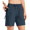 Willit Pantalones cortos de senderismo para mujer, de secado rápido,