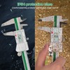 Digital Vernier Caliper IP54 Waterproof Professional Steel Micrometer 150mm/6" Metal