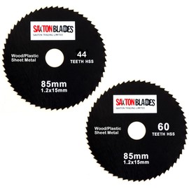 Saxton 85mm HSS Circular Saw Blade Pack A Worx Worxsaw Bosch Makita Ryobi etc