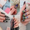20 Sheet 3D Nail Art Stickers,Gold/Diamond Design Luxury Nail Self-Adhesive