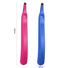 Staple Remover 2 Pcs Staple Remover Tool Professional Staple Pullers Stapler Remover Staple Remover Stick for Office Home School Blue Pink