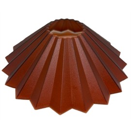 Naokin Goal Zero Shade Amber Compatible with Goal Zero/Lumina5000/Khonsu Lights/Cargo Lantern/38explore etc. (Umbrella type (coffee color))