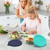 Sophico Round Silicone Storage Cover Lids Replacement for Anchor Hocking
