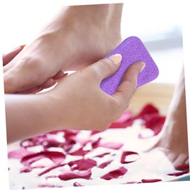 Minkissy 6pcs Exfoliating Pumice Stone for Dead Skin Removal Foot Care Rubbing Tool Random Colors Safe Pu Material for Home Pedicure Use