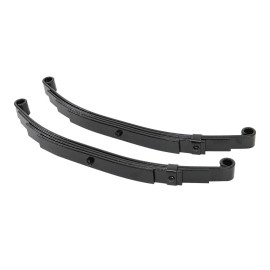 LABLT 2 Set 3500 lbs Trailer Axle Trailer Leaf Spring 4 Leaf Double Eye 1750 lbs Cap