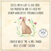Mr. & Mrs. Panda Make Up Bag Rabbit Sitting, White,