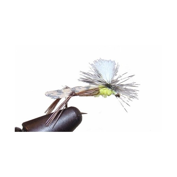 Wild Water Fly Fishing Parachute Hopper Dry Flies, Size 10, Qty. 6 for Trout, Panfish and Other Lake & River Fish