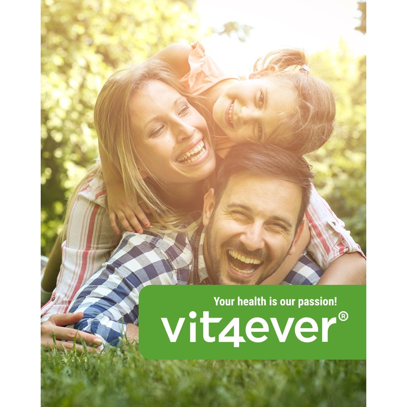 vit4ever CaAKG - 120 Capsules - 1100 mg - High