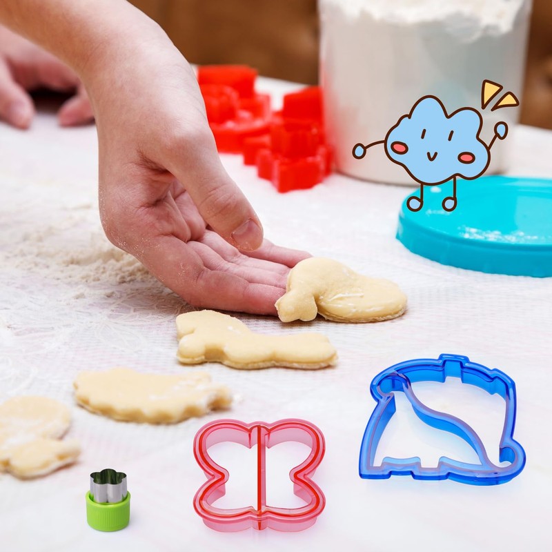 Sandwich Cutters Bread Shaped Set Vegetable Fruit Cookie Cutters -