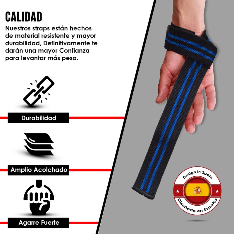 MERCURYAL Straps Gym - Powerlifting Straps - Gym Accessories -