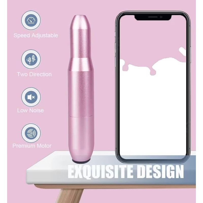 Nail Drill Pen for Salon Use, 20,000 RPM, Quiet Operation,