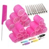 Heatless Hair Rollers Set - 35-Piece Multi-Size Curling Kit with