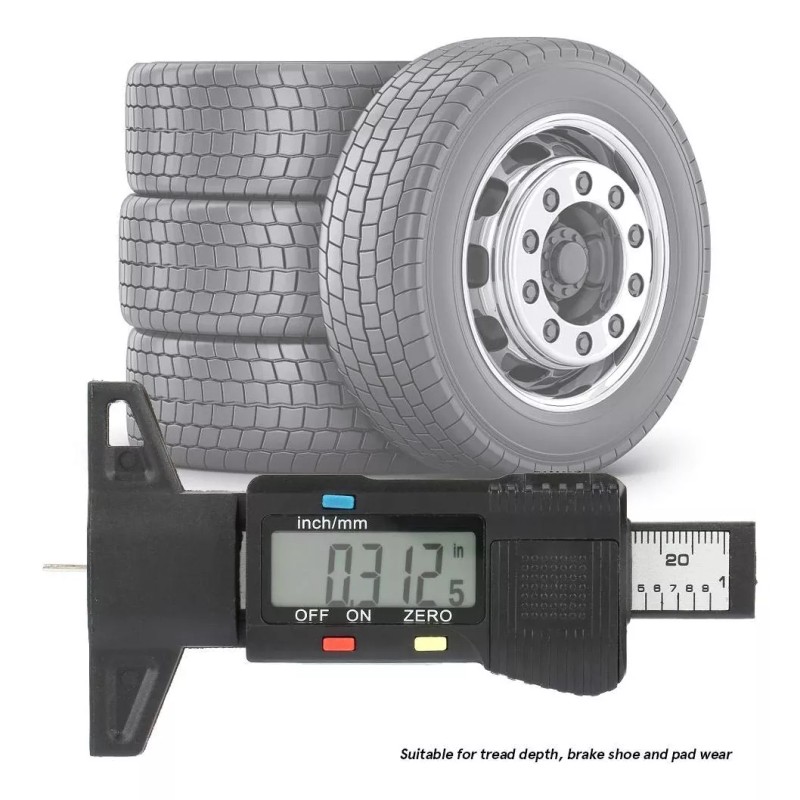 MU Medidor D Profundidad Medir Desgaste Llantas Digital