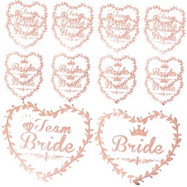 Baluue Wedding Party Favors 40pcs Bride Bridesmaid Temporary Easy to Apply Remove Perfect for Decor