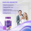 SustainWell Glutathione Antioxidant Gummies: L-Glutamine with Marine Collagen Vitamins C