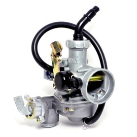 KDSG PZ22 Carburetor with Cable Choke 2 Petcock Pipe for 4-Stroke Honda CT90 TRX90 CT110 XL125 ATC FourTrax 125cc ATV