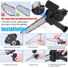 Sunydog 6 Inch Electric Drill Modified To Electric Chainsaw Tool