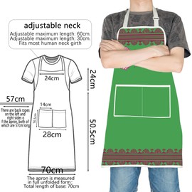 TOBGBE W Musical Inspired Hiardresser Apron with Pockets Witch Scissors Hair Cutting Aprons for Salons Home Hairstylist Gifts (W Hiardresser Apron)