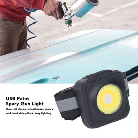 Locadence Automotive Paint Sprayer Light, Lightweight Paint Sprayer LED Light with Built in 1000mAh Battery, Spray Paint Lighting System with USB Cable for Automobile and Home Painting