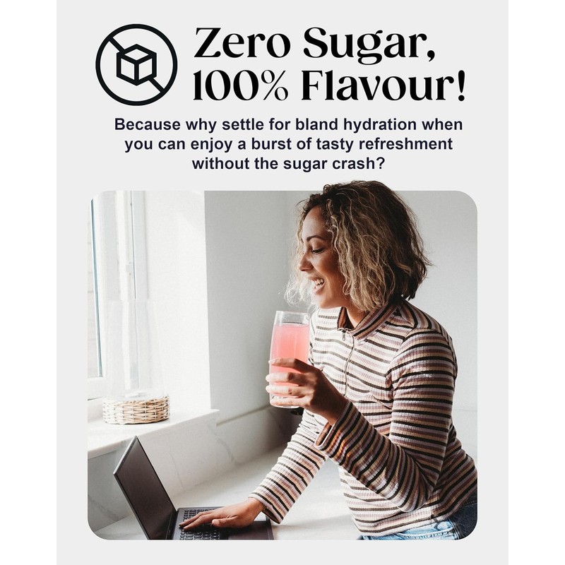 Electrolytes Powder - Hydration Sachets Packed with Vitamins - Zero