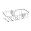 WENKO Shower Rail Caddy Mod. Floresta Square Shower Shelf Chrome-Plated