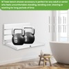 Wall Mounted Shower Seat – 16IN Teak Fold Down Shower
