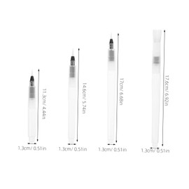 Operitacx 12-teiliges Set Wasserspeicherbürste Wasserlöslicher Stift Wasser Stift Pinsel Aquarellpinsel, Stifte Nachfüllbarer Pinselstift Reise-aquarellpinsel Aquarellstift Kunststoff