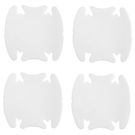 Gatuida 4pcs Car Door Handle Protector Cup Sticker Car Accessories Exterior Scratch Resistant