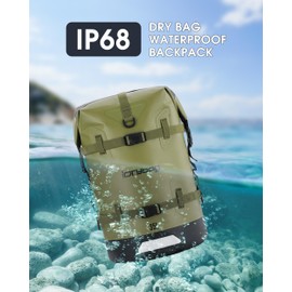 IDRYBAG Dry Bags Waterproof Backpack for Travel Dry Bags for Kayaking Waterproof Bags for Boating Swimming Travel Floating Paddle Boarding Submersible Dry Bag Backpack 35L/55L/85L