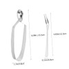LABRIMP 9 Sets Escargot Serving Tongs Snail Tongs for Escargot