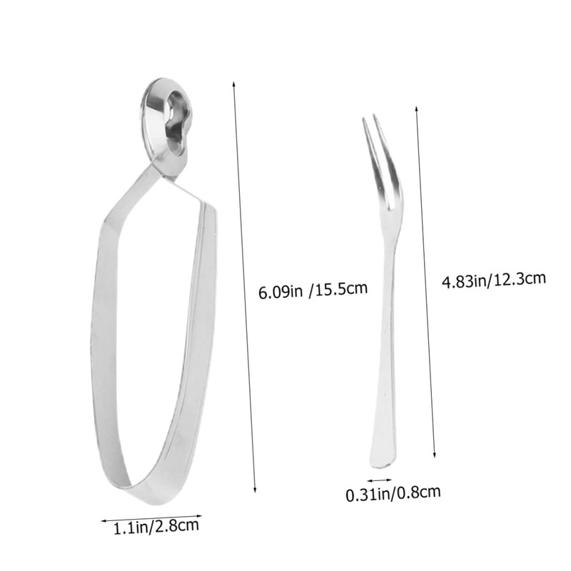 LABRIMP 9 Sets Escargot Serving Tongs Snail Tongs for Escargot