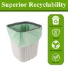 C Crystal Lemon 22L Compostable Trash Bags, Heavy Duty Trash