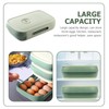 (Green, 1 Piece) Egg Storage Box, Egg Box with Drawer,