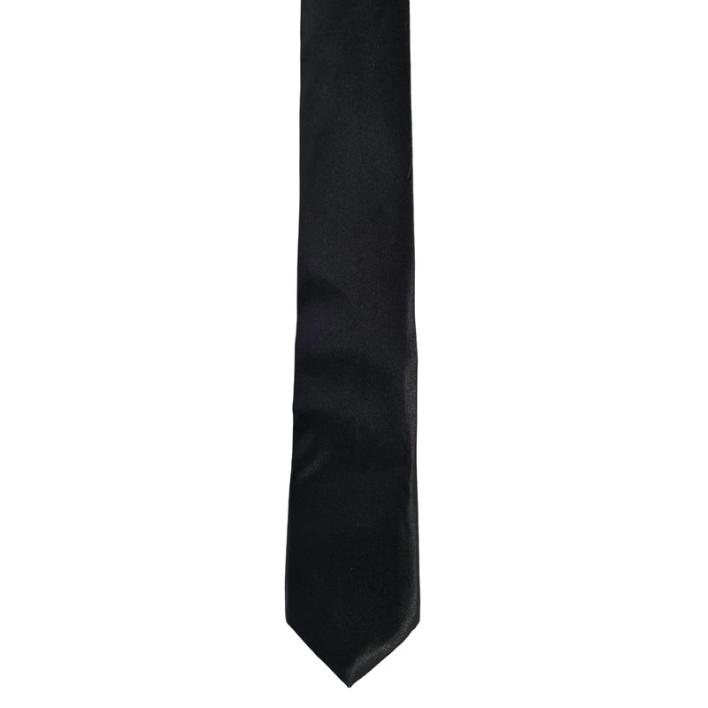 Black Tie Mens Formal Wear Plain Wedding Party Business Funeral