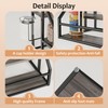 Vantimo Coffee Syrup Rack Organizer, 3 Tier Countertop Storage Shelves,