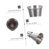Mobestech 3Pcs Double Jigger Measuring Cups Stainless Steel Cocktail Jiggers