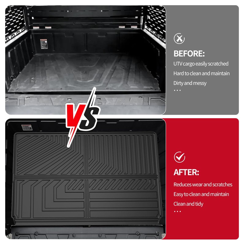 Bed Mat for UFORCE 1000 XL 2019-2025: DISUTOGO All Weather