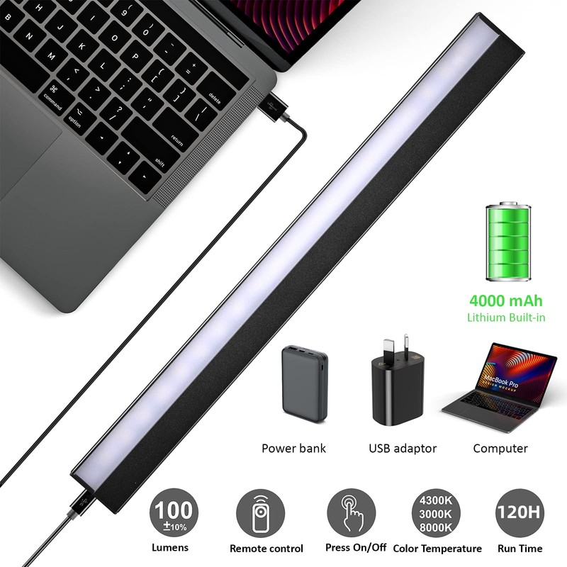 MIOBLUE Wireless Picture Lights,Rechargeable Battery Art Display Light with Remote