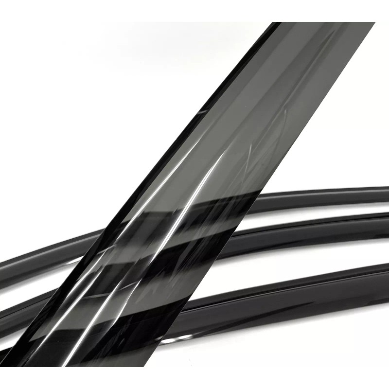 SDZ Front Rear Window Visor Sun Vent Rain Wind Guard