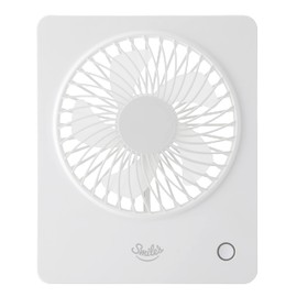 THREEUP DF-T2010-WH Three-Up Rechargeable Ultra Thin Slim Desk Fan White