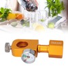 CGA320 CO2 Refilling Adapter with Pressure Gauge Soda Refill Quick