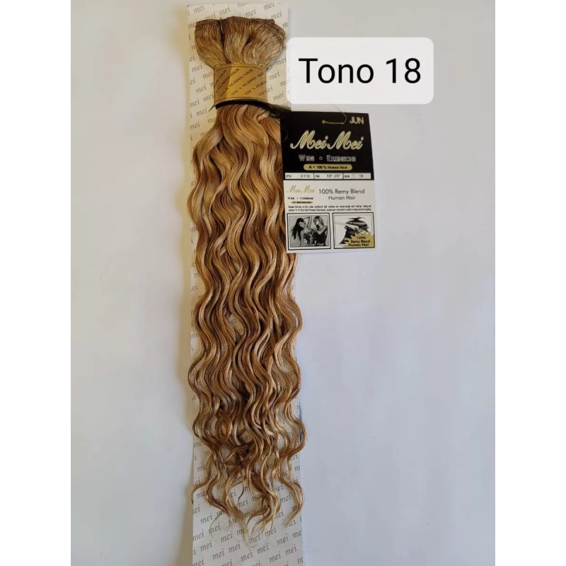 Extensiones De Cabello Meimei 100% Naturales Rizado 18 Pul
