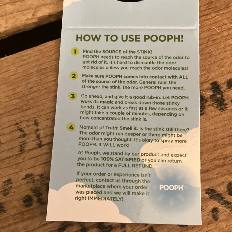 Pooph Pet Odor Eliminator Spray For Dogs, Cats, 32 oz