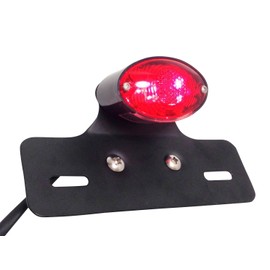 nakira nkr238 Cat Eye Tail LED Tail Lamp Universal Cat Eye with Number Stay (Black)