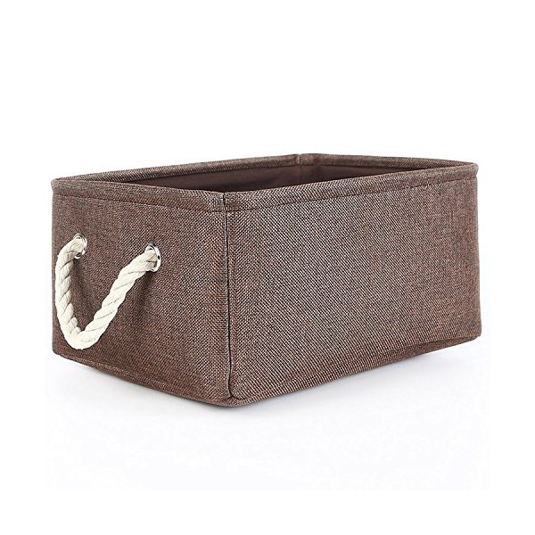 TheWarmHome Storage Basket Fabric Storage Bin Shelf Basket Dog Toy