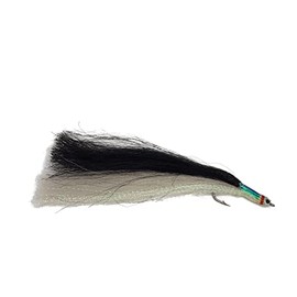BestCity Saltwater Fly Fishing Black Sandeels Size 2/0 Pack of 4
