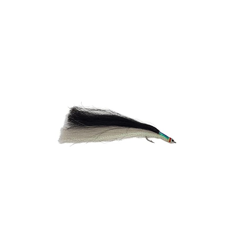 BestCity Saltwater Fly Fishing Black Sandeels Size 2/0 Pack of
