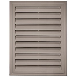 Builders Edge 120061824008 18" x 24" Rectangular Vent 008, Clay